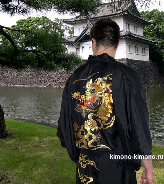 шелковое кимоно