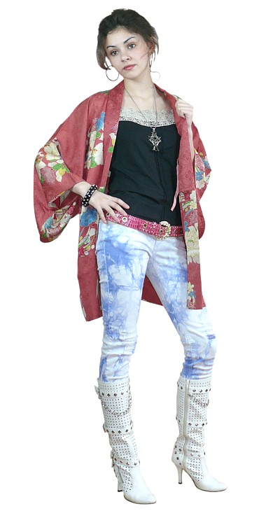 хаори из шелка, винтаж