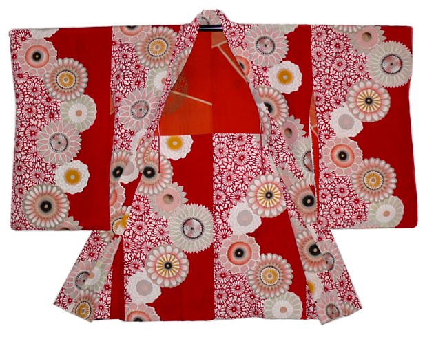 женское шелковое хаори, 1950-е гг.