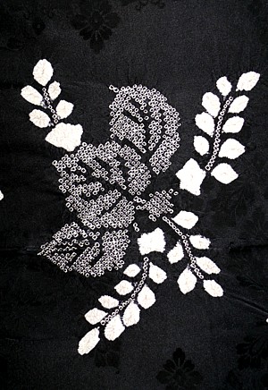 дизайн ткани японского шелковго женского хаори