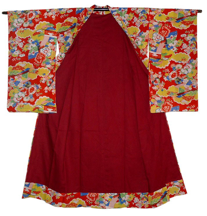 винтажное японское кимоно