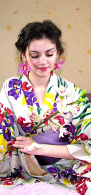 японское традицинное кимоно