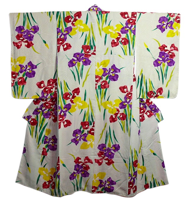 японское традиционное женское кимоно, 1950-е гг.