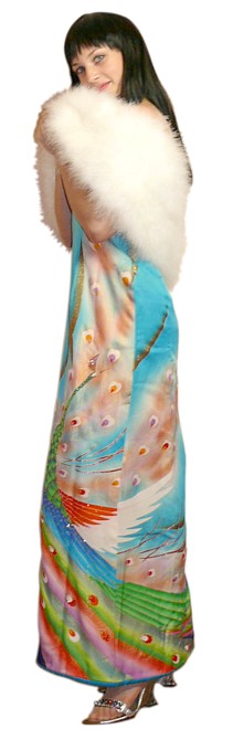 вечернее платье в японском стиле